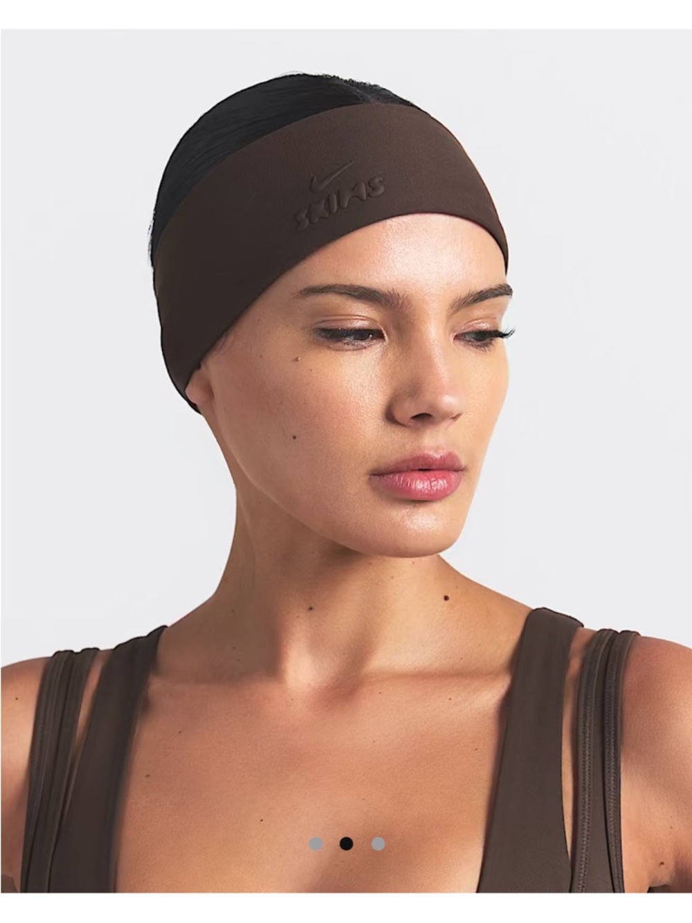 Nike SKIMS Headband Dark Sepia Brown